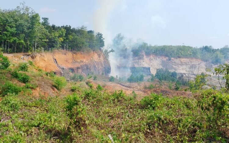 Pj Bupati Tala Minta Pemadaman Kebakaran Tambang Batu Bara