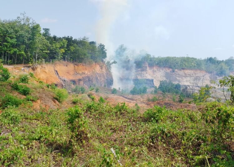 Pj Bupati Tala Minta Pemadaman Kebakaran Tambang Batu Bara