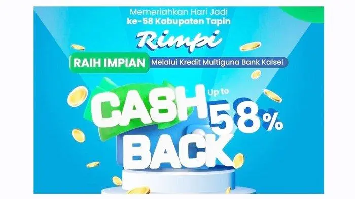 Cashback RIMPI melalui Kredit Multiguna Bank Kalsel