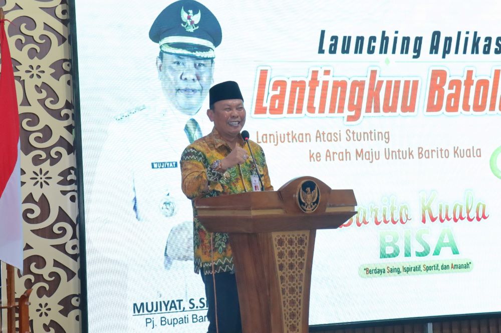 Pj Bupati Barito Kuala Merilis Aplikasi Lantingkuu