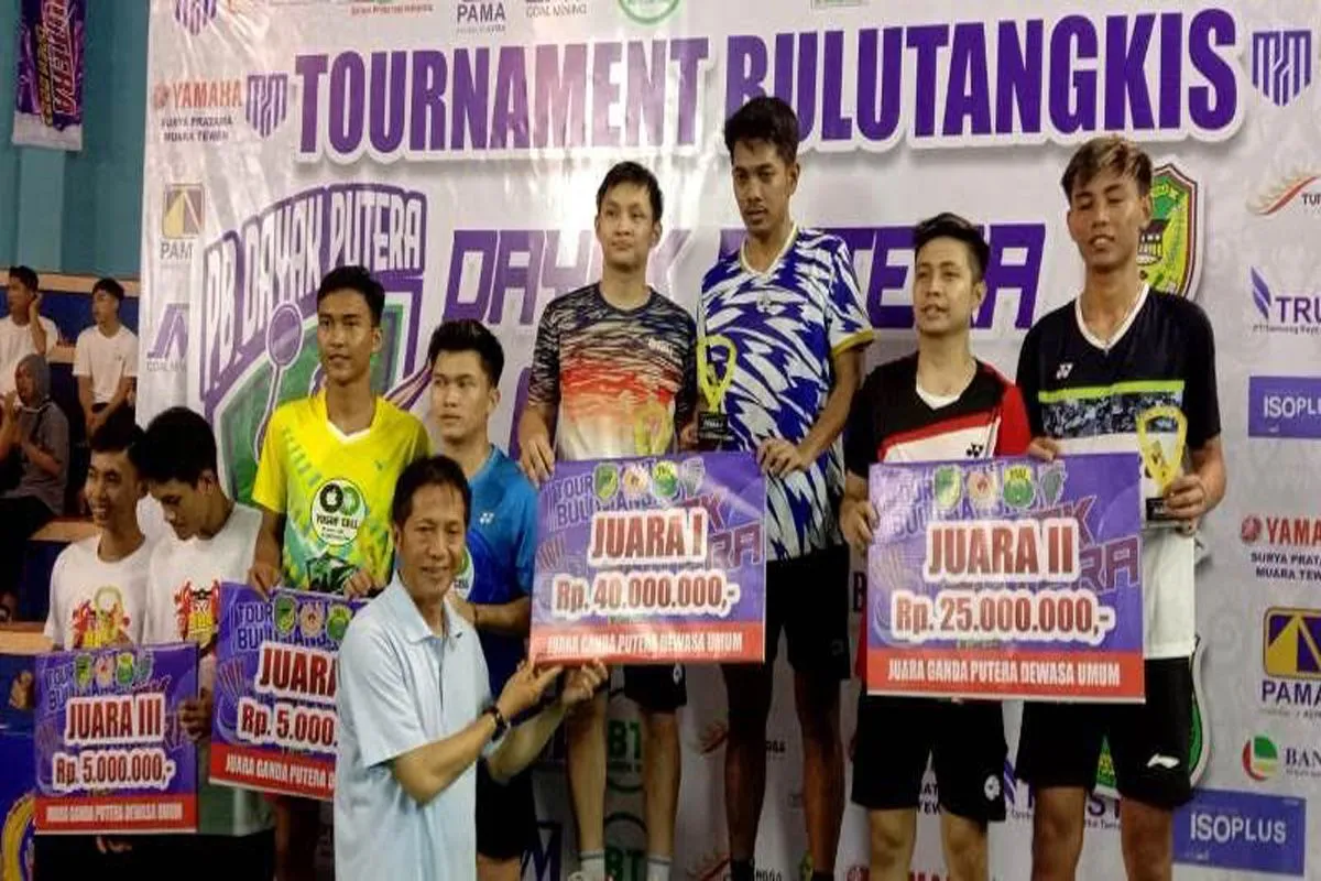 Bulutangkis Dayak Putra Open 2023, Pj Bupati Harapkan Tiga Bulan Sekali Dilaksanakan