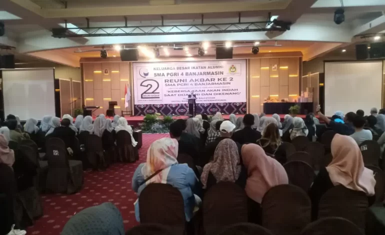 Gelar Reuni Akbar ke-2 SMA PGRI 4 Banjarmasin