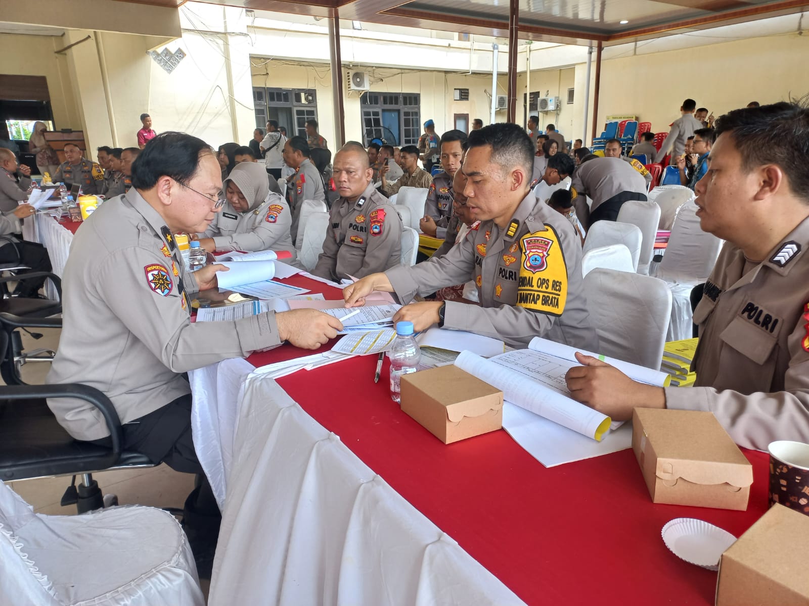 Kapolres Kotabaru Turut Serta Pengawasan Operasi Mantab Brata