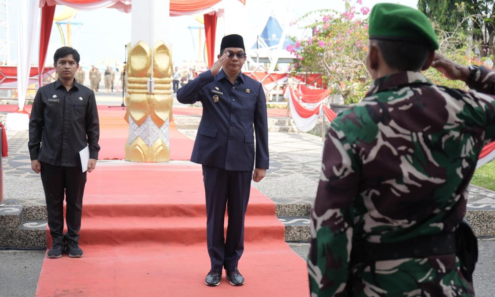 Andi Rudi Pimpin Upacara Hari Bela Negara di Kotabaru