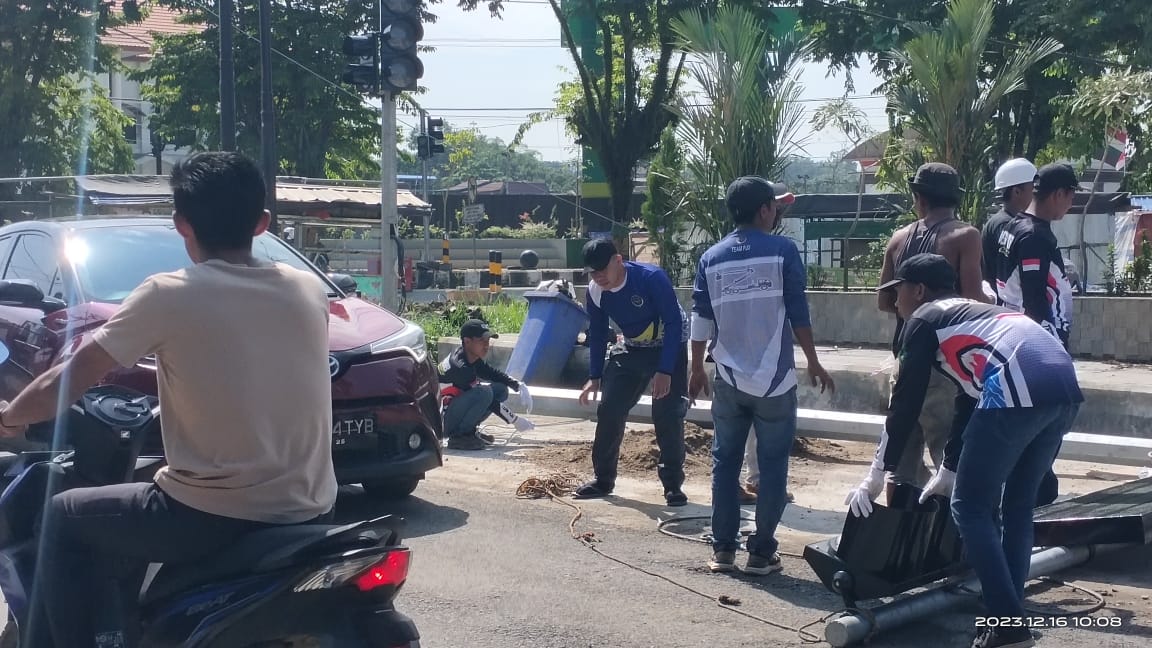 Antisipasi Macet, Dishub Balangan Pasang Lampu Traffic Light
