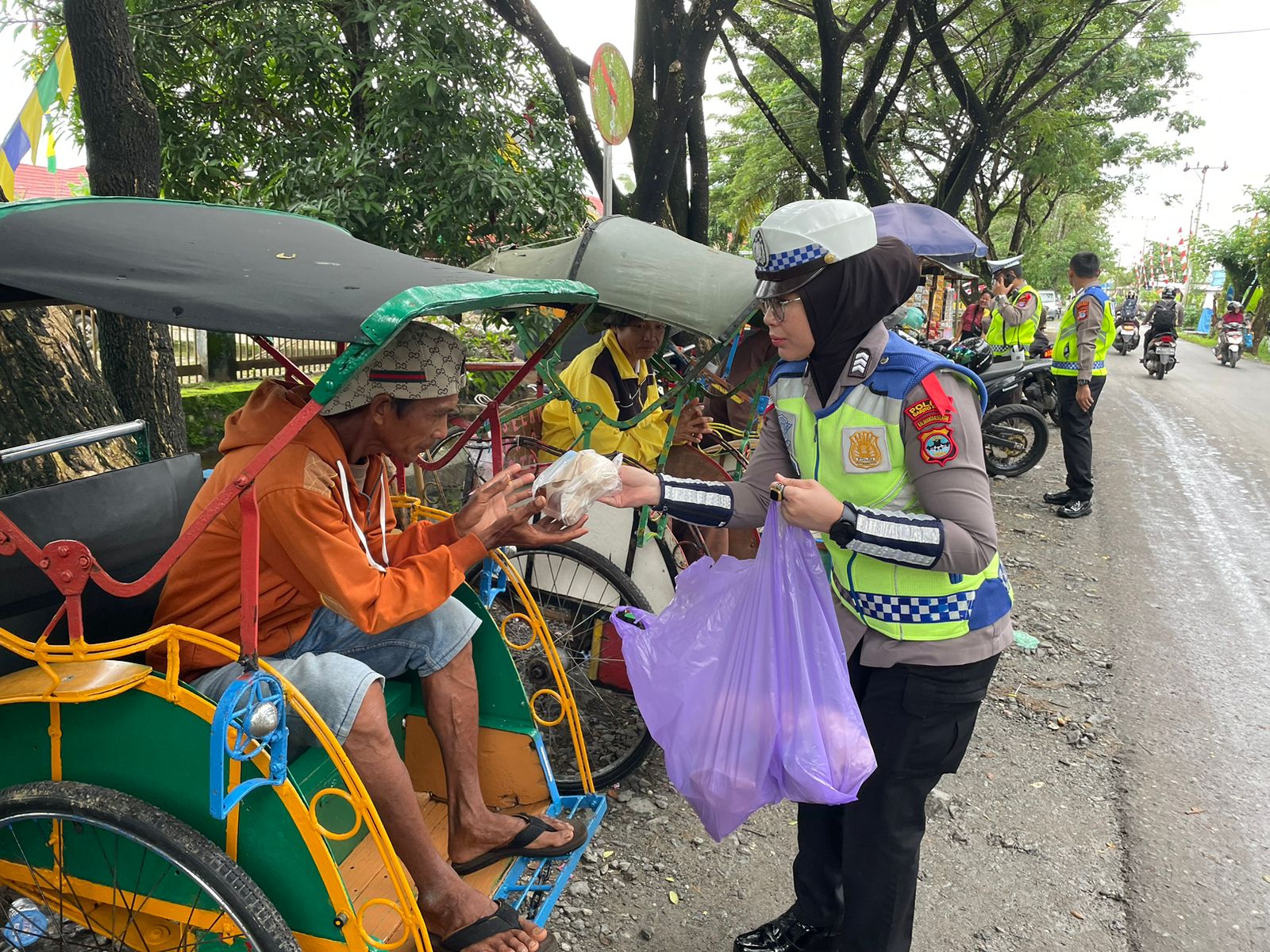 Satlantas Polres Batola Baksos dan Sosialisasi Keselamatan Lalu Lintas