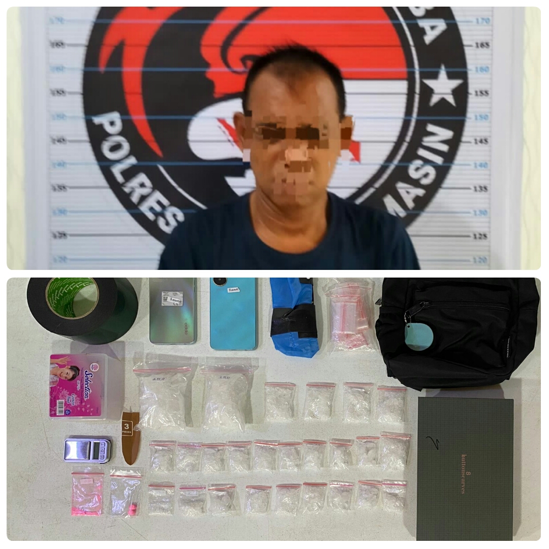 Di Kamar Sopir asal Samarinda di Kertak Hanyar, Polisi Sita Ratusan Gram Sabu dan Ekstasi