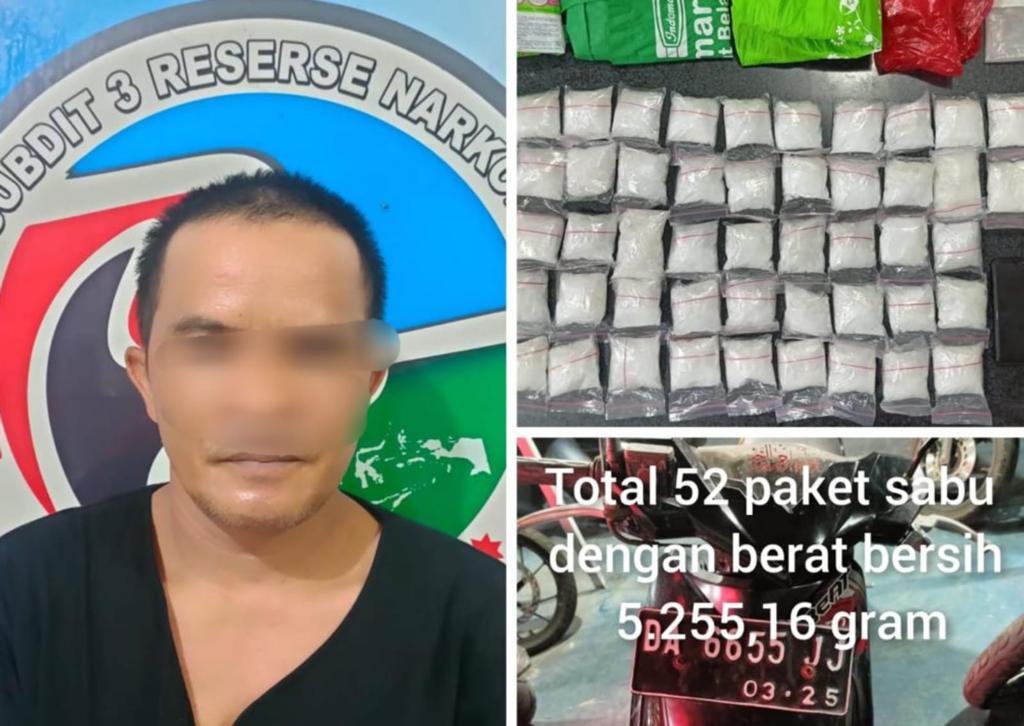Simpan Sabu 5 Kilogram Dalam Popok, Buruh Lepas Harus Berurusan Dengan Polisi