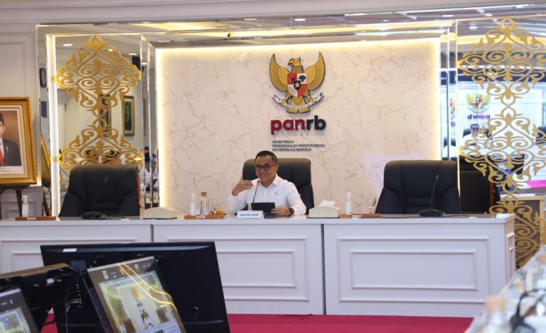 Menteri Pendayagunaan Aparatur Negara dan Reformasi Birokrasi (PANRB) Abdullah Azwar Anas