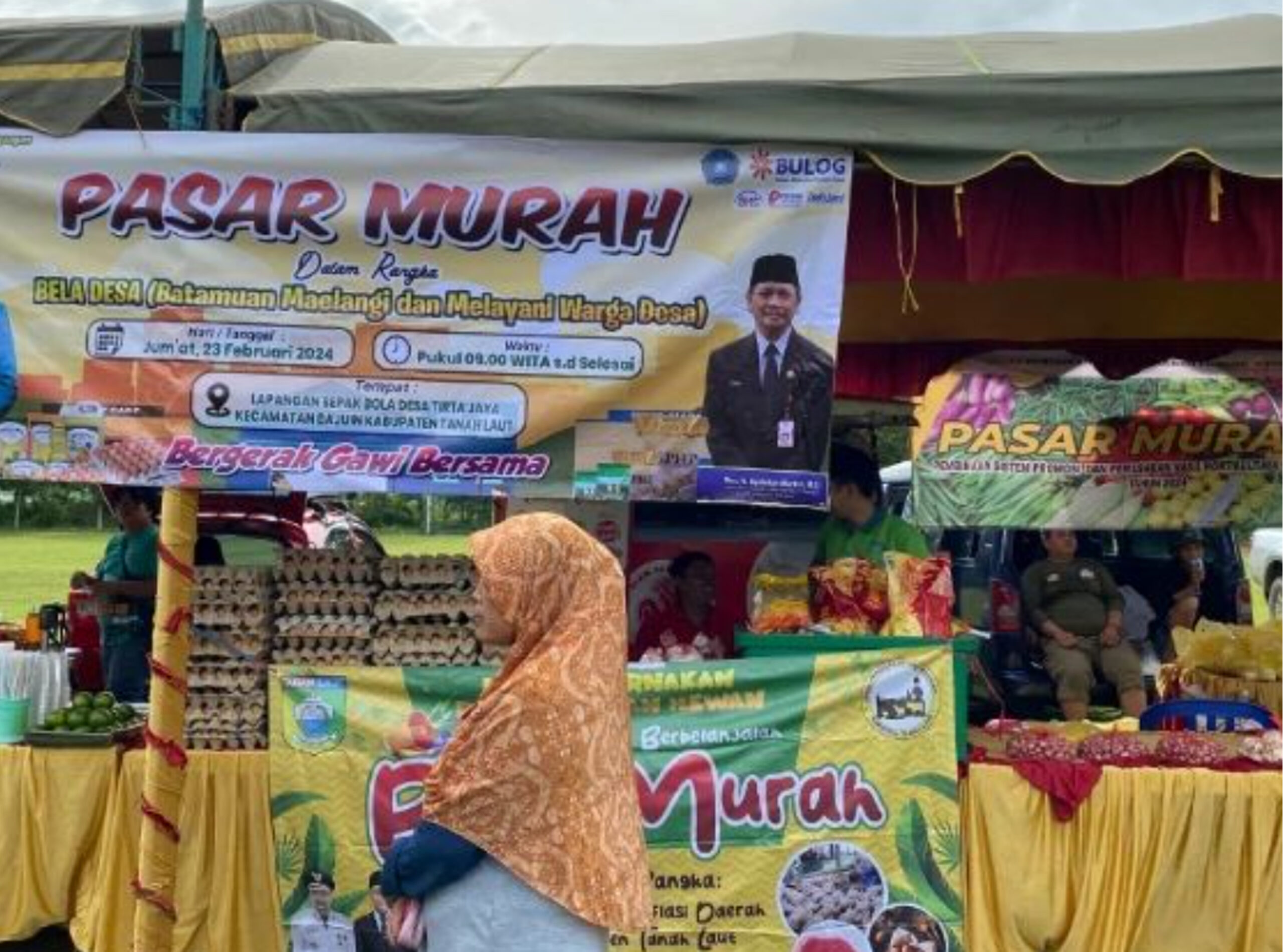 Jelang Bulan Ramadhan Adanya Pasar Murah Sangat Membantu Warga Tala