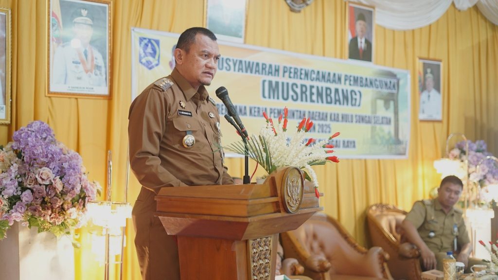 PJ BUPATI HULU SUNGAI SELATAN BUKA MUSRENBANG KECAMATAN SUNGAI RAYA, FOKUS PADA PRIORITAS PEMBANGUNAN TAHUN 2025