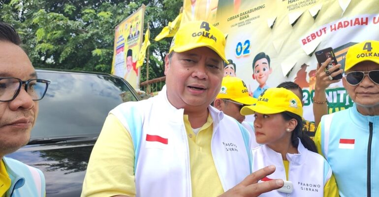 Airlangga Hartarto Optimis Partai Golkar Unggul di Jabar