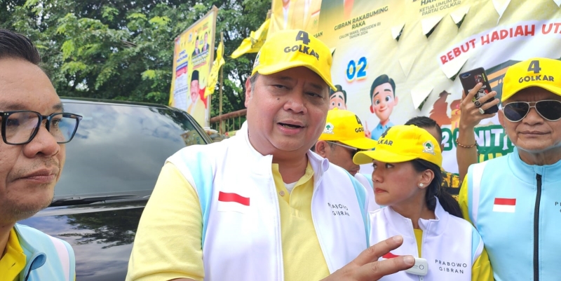 Airlangga Hartarto Optimis Partai Golkar Unggul di Jabar