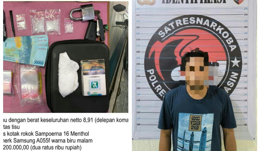 Simpan Sabu di Tempat Kerja, Karyawan RM Itik Panggang Ma Haji Banjarmasin Dibekuk