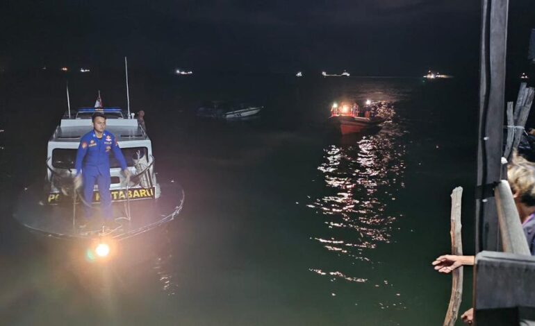 Kapal Nelayan Arif Wijaya Kusuma Kandas di Perairan Tanjung Mangkoka