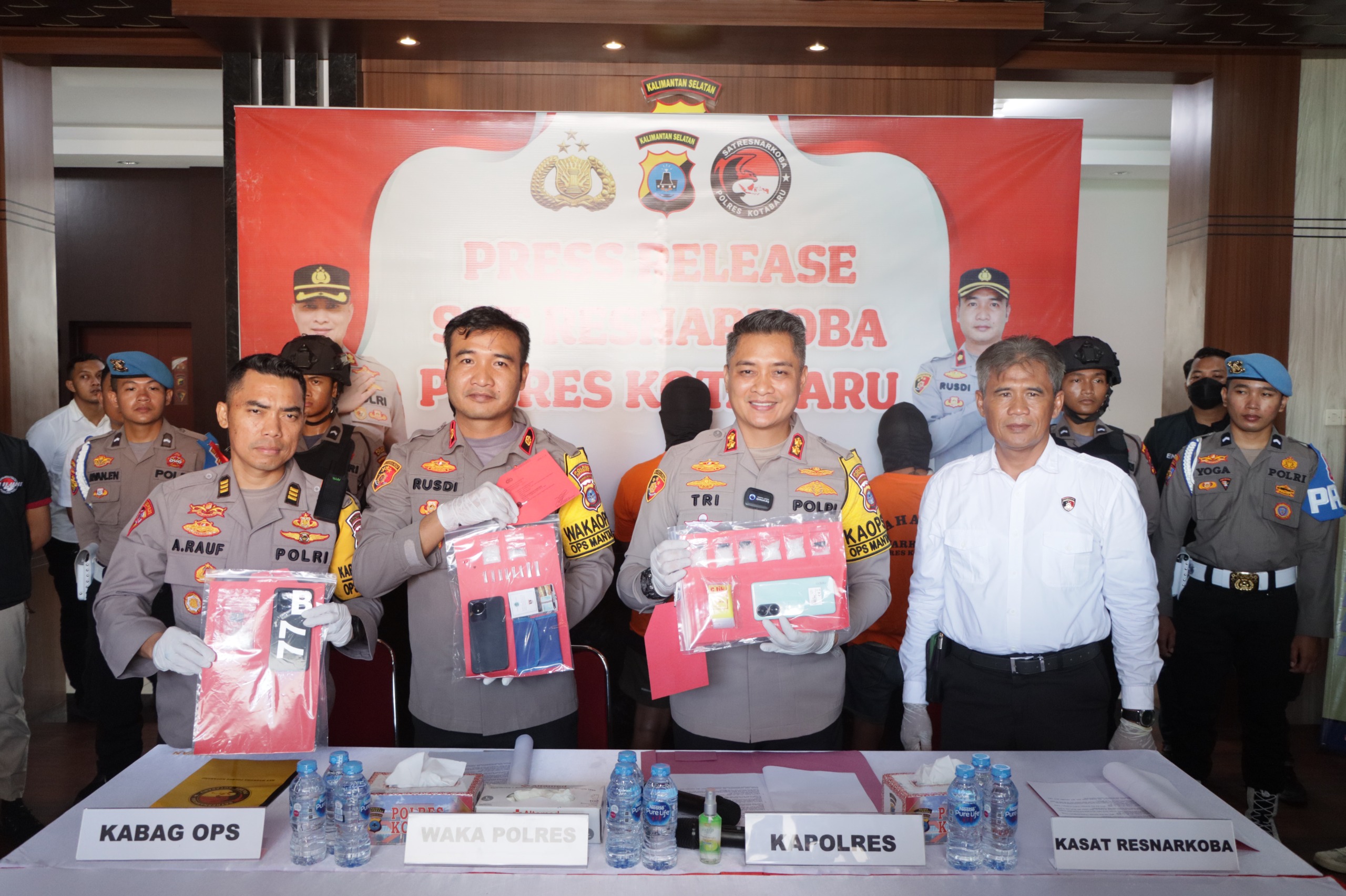Awal Februari 2024, Polres Kotabaru Ungkap Kasus Narkoba Rp 104 Juta