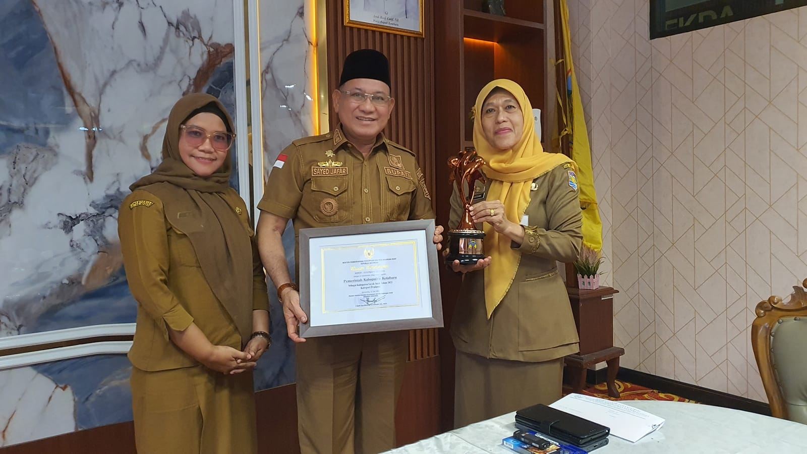 Kotabaru Dapat Penghargaan Kabupaten Layak Anak Predikat Pratama