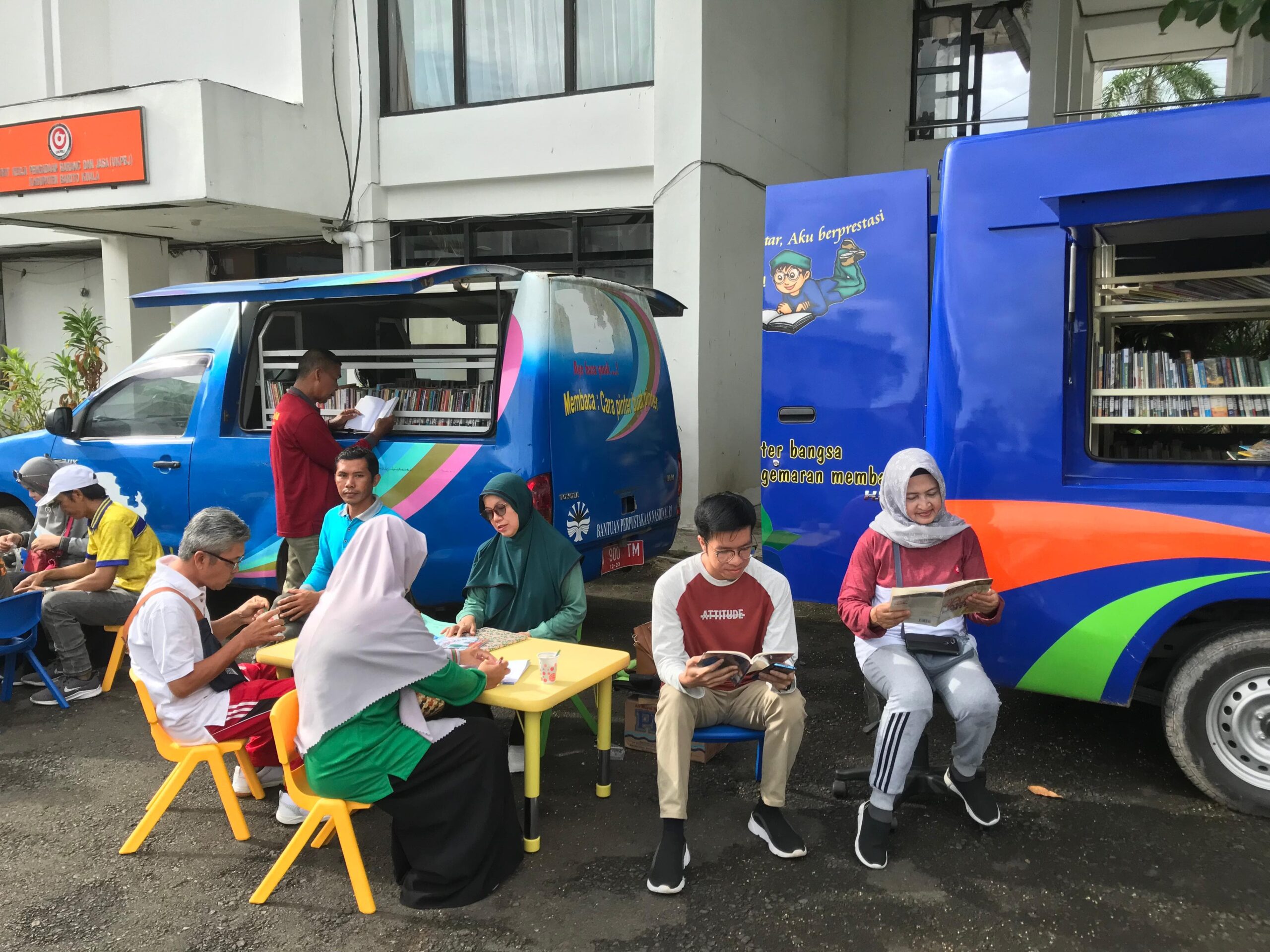 Guna Tingkatkan Literasi Masyarakat Batola, Dispersip Aktif Giatkan Mobil Pintar