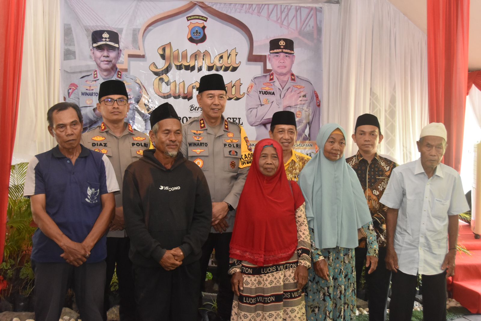 Jumat Curhat Bersama Kapolda Kalsel, Warga Soroti PJU dan Kemacetan Serta PKL
