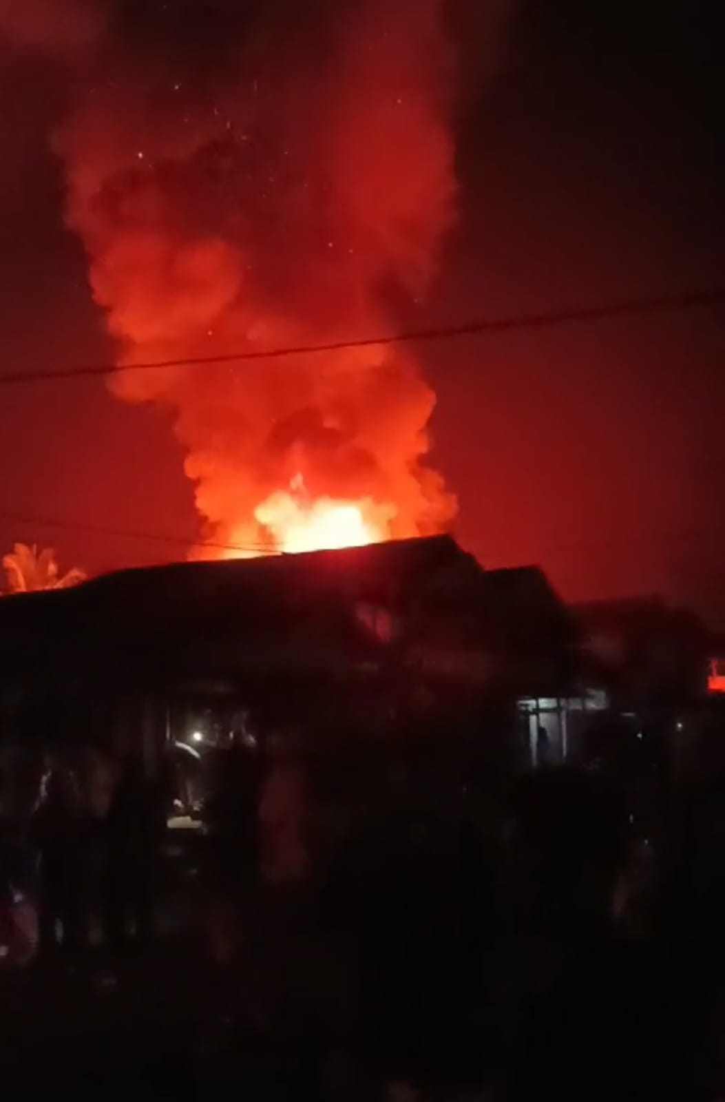 Jago Merah Amuk Pasar Selasa Geronggang Kotabaru, 20 Los Pasar dan 15 Rumah Ludes