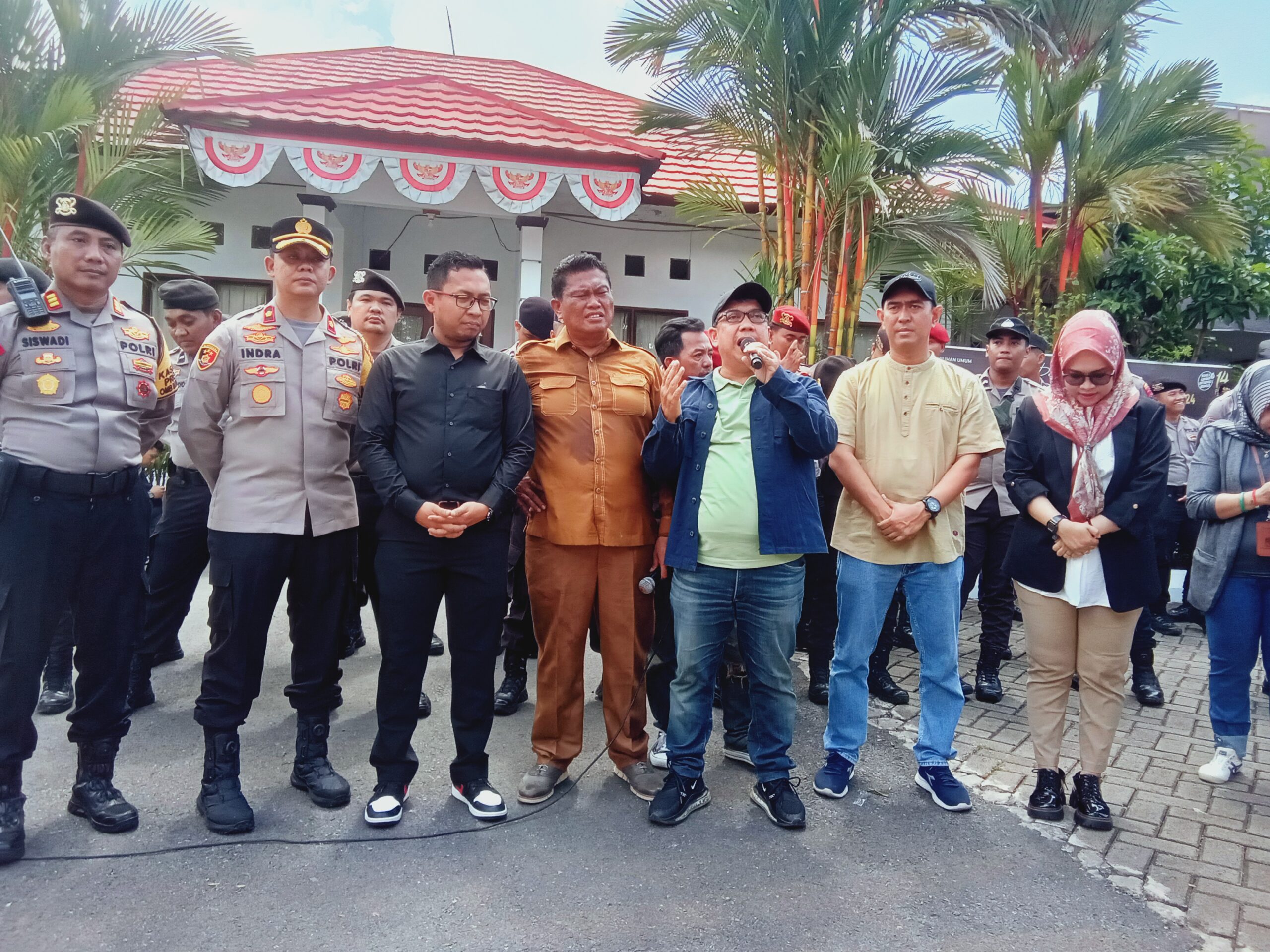 Penyampaian Aspirasi Berjalan Lancar, Kompol Indra : Pemilu di Banjarbaru Berjalan Sangat Aman