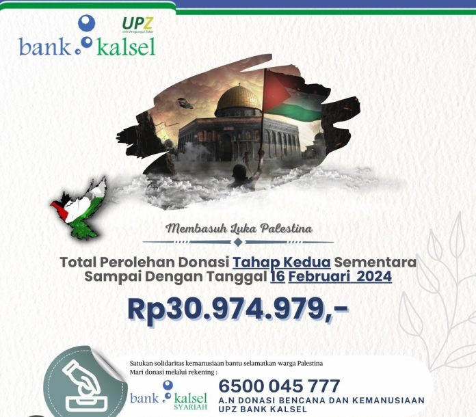 Donasi Kemanusian Tahap II untuk Palestina Capai Rp30 Juta Lebih