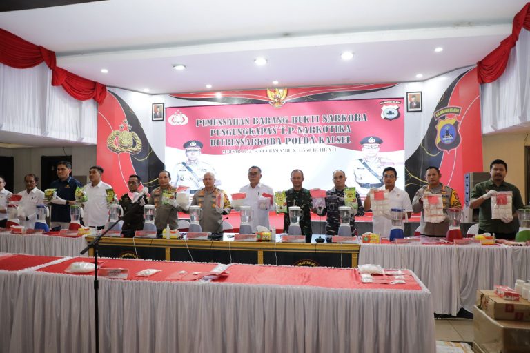 Paman Birin Apresiasi Polda Kalsel Ungkap 17 Ribu Gram Sabu-sabu