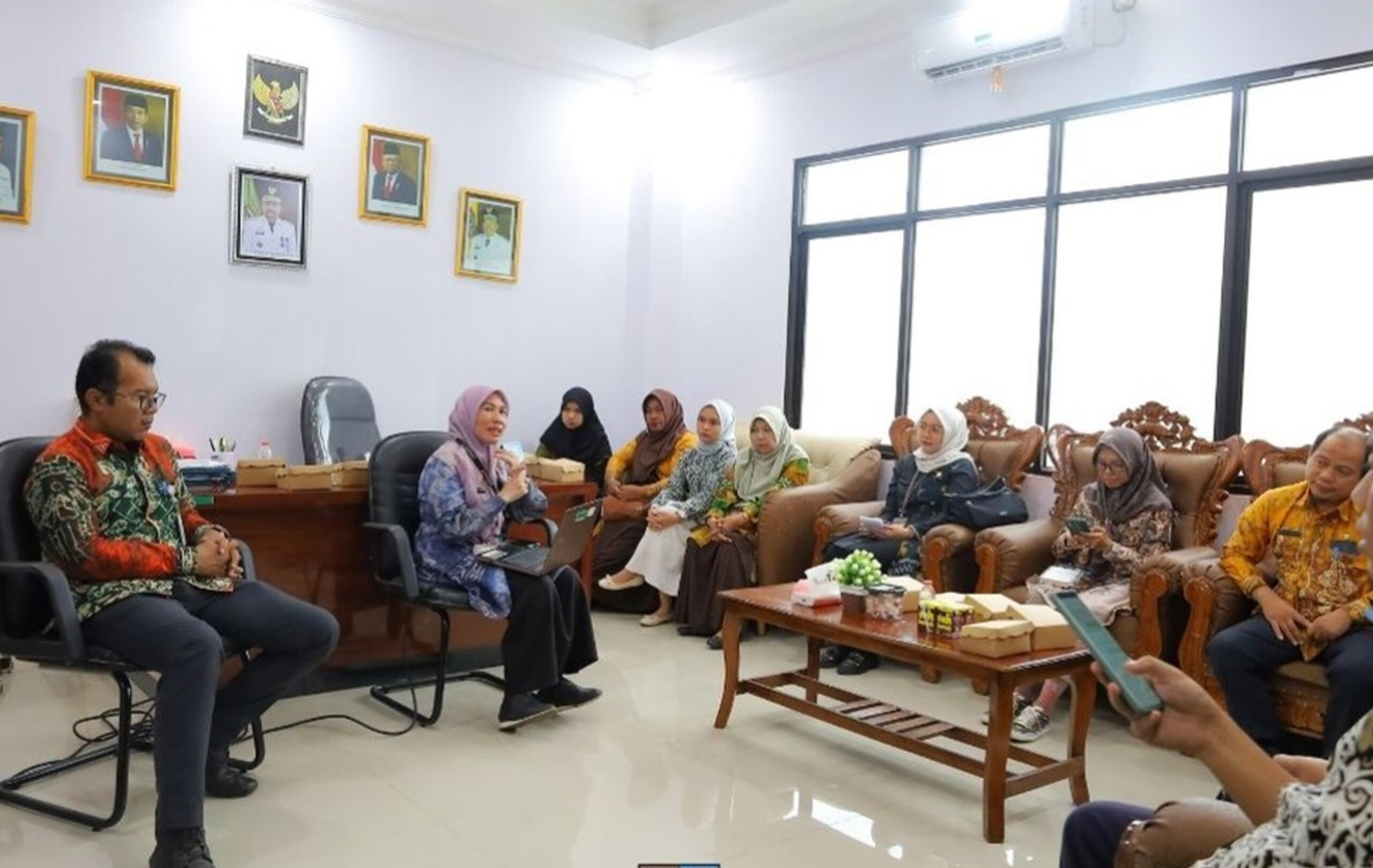 Diskominfo Tala Terima Kunjungan Diskominfo HSS