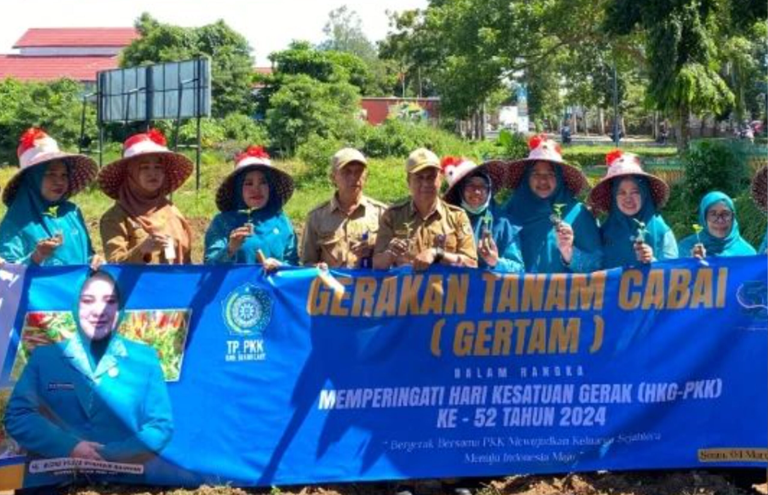 Gertam Oleh PKK Tala dengan Harapan Hempaskan Lonjakan Harga Cabai