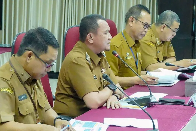 Pj Bupati HSS Paparkan Langkah Strategis Kepada Kemendagri
