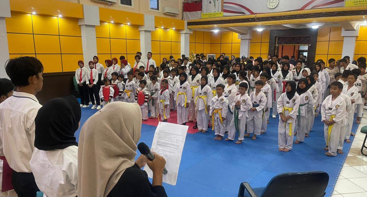 Ratusan Pelajar Ramaikan Kejuaraan Taekwondo Kabupaten Kotabaru