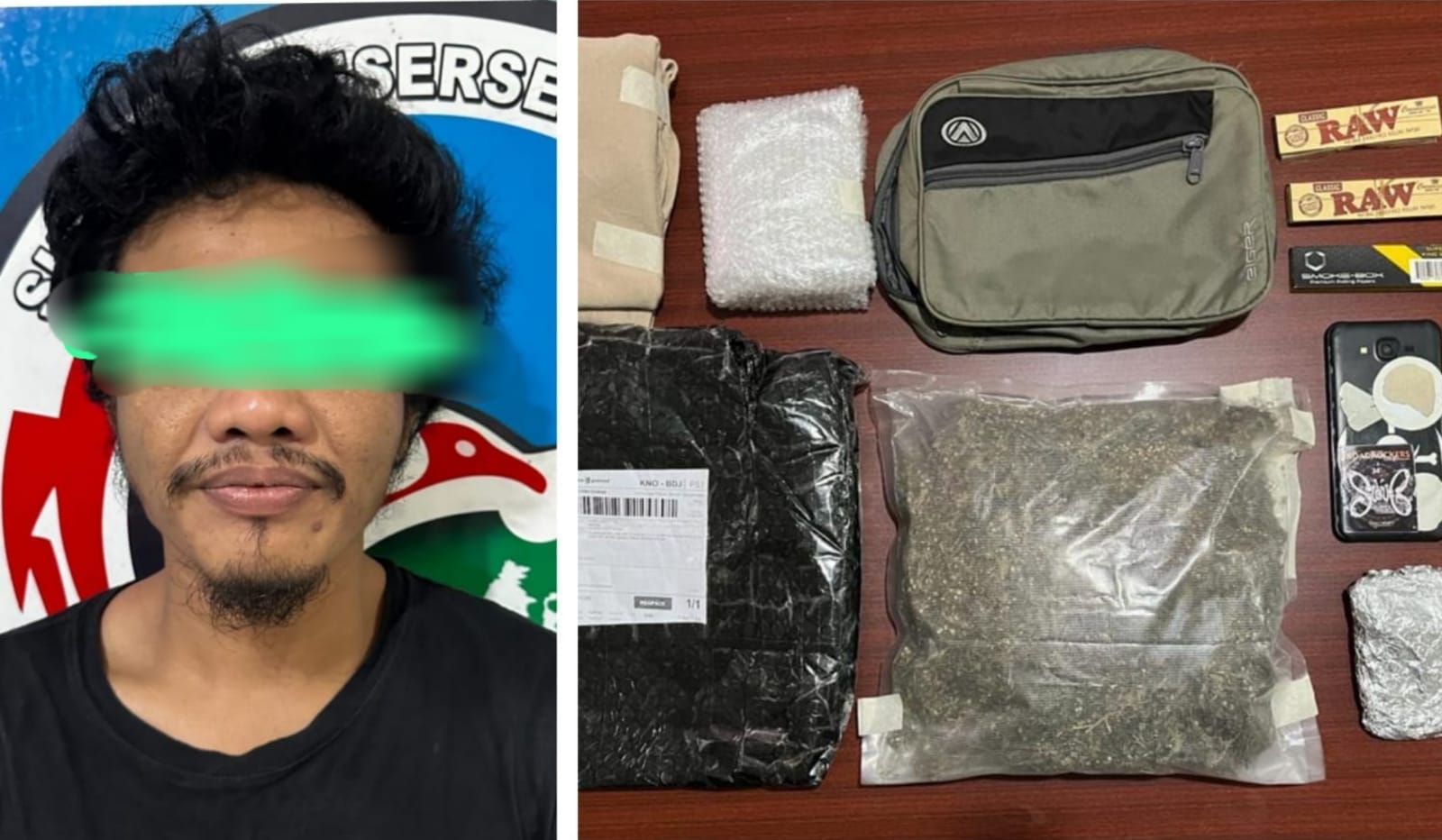 Ditresnarkoba Polda Kalsel Gagalkan Peredaran 3,8 Kilogram Sabu dan 435,20 Gram Ganja