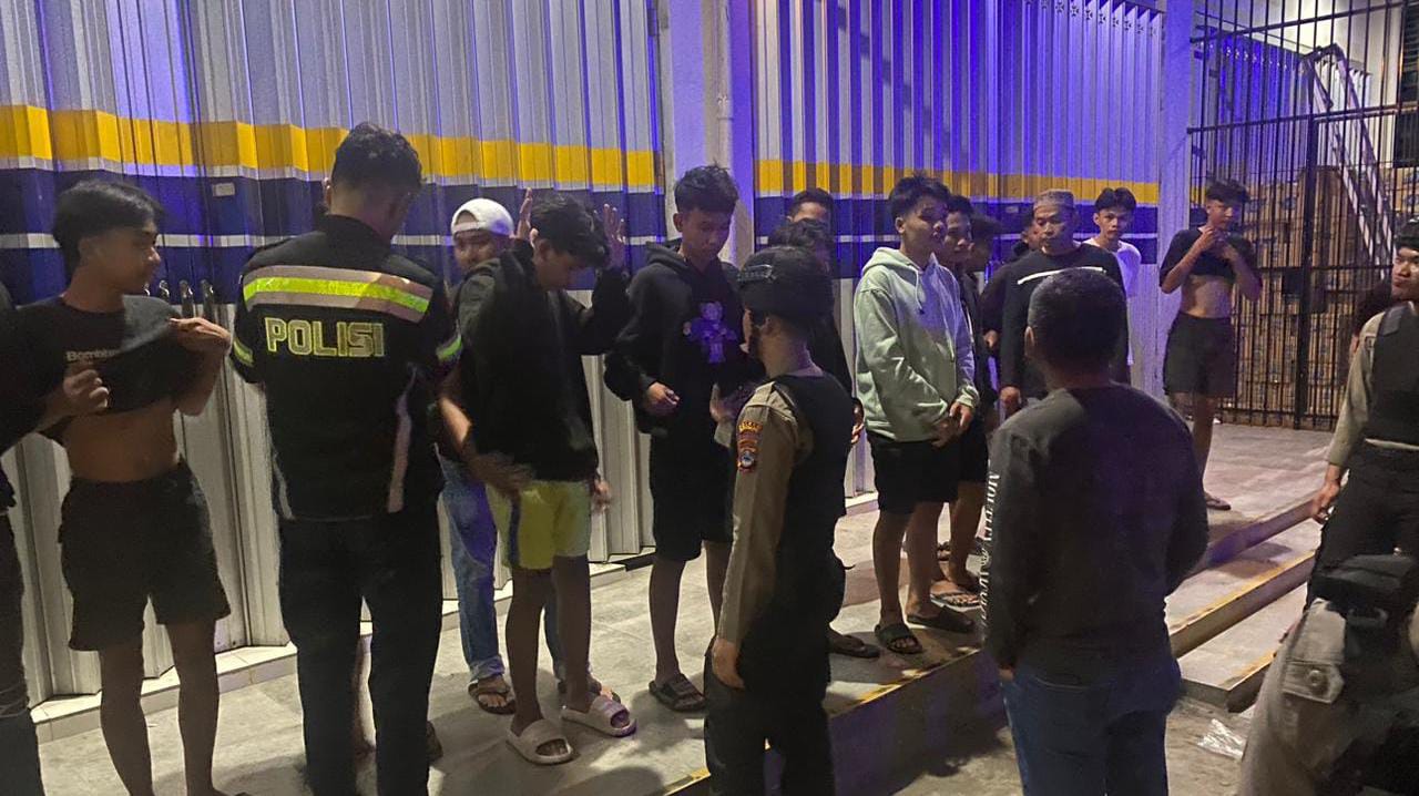 Patroli Intensif Menghindari Perang Sarung di Kotabaru