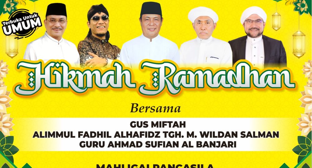 Hikmah Ramadan, Gubernur Kalsel Datangkan Gus Miftah di Banjarmasin