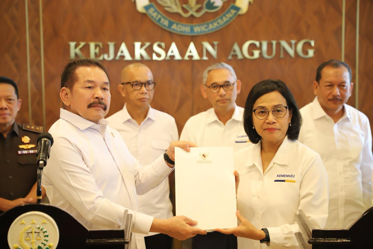 Jaksa Agung Bertemu Menteri Keuangan Bahas Dugaan Korupsi Pembiayaan Ekspor Nasional LPEI