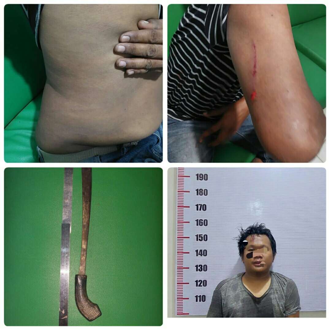 Penusuk Beraksi di Jalan Kayu Tangi ujung Banjarmasin karena Dendam