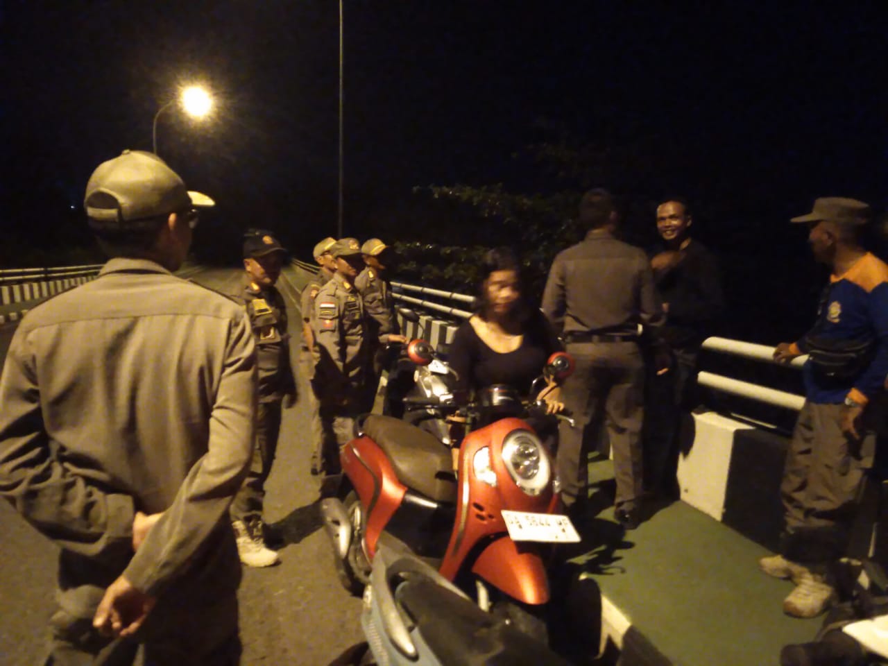 Pasca Aksi Joget Ria di Jembatan Rumpiang, Satpol PP Gelar Patroli