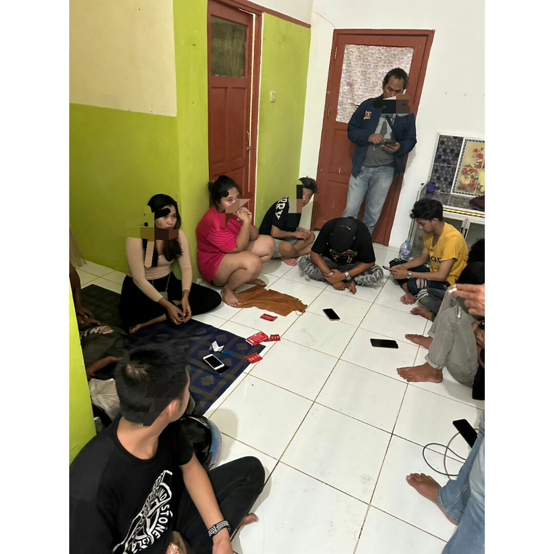 Gerebek Kos di Pemurus Dalam Banjarmasin, Polsi Ciduk Belasan Muda-mudi Pesta Miras