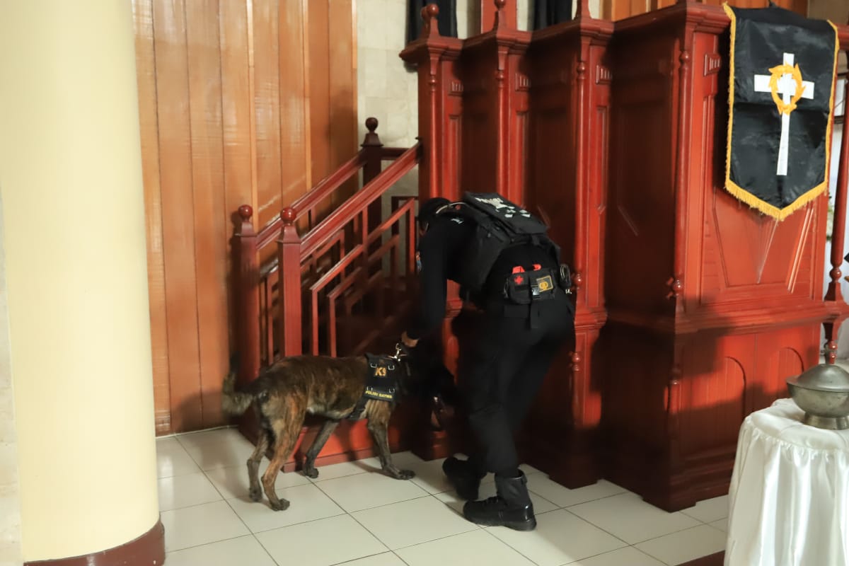 Polresta Banjarmasin Siagakan 144 Personil dalam Pengamanan Gereja saat Jumat Agung dan Paskah 2024