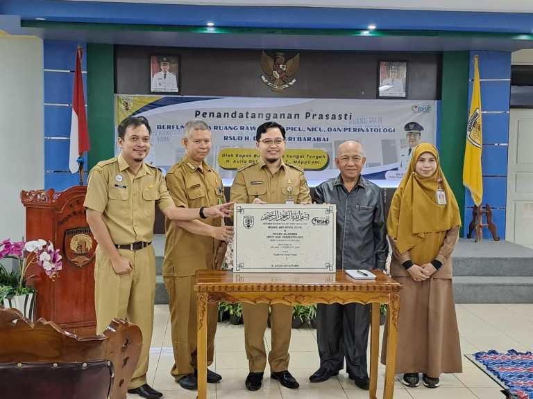 Bupati HST Berharap Ruang Baru Khusus Bayi RSUD Damanhuri Tekan Kematian Anak