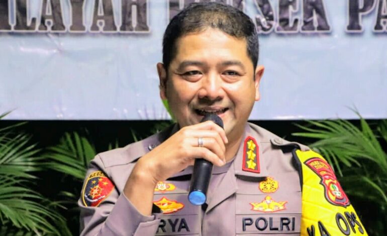 Kapolres Metro Depok Kombes Pol Arya Perdana