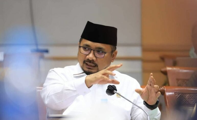 Menteri Agama, Yaqut Cholil Qoumas kembali mengimbau aturan penggunaan pengeras suara menjelang pelaksanaan ibadah puasa Ramadan 1445 Hijriah/2024.