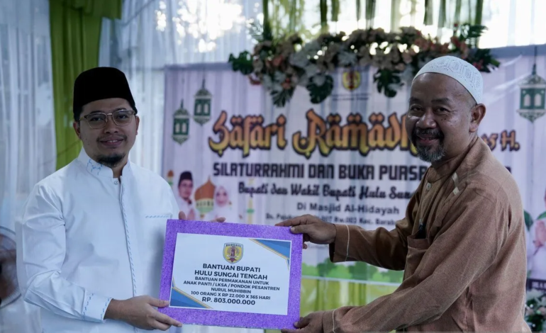 Pemkab HST salurkan bantuan Rp1,37 miliar ke pondok pesantren