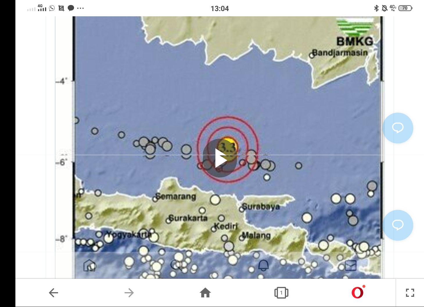 Gempa Susulan M6.5 Di Tuban Sampai Banjarmasin