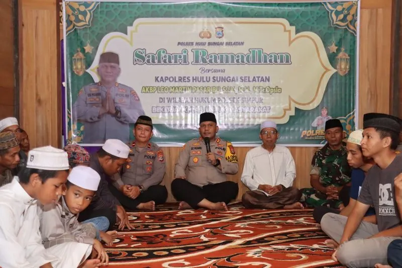 Kapolres HSS Safari Ramadan Dan Serap Aspirasi Masyarakat