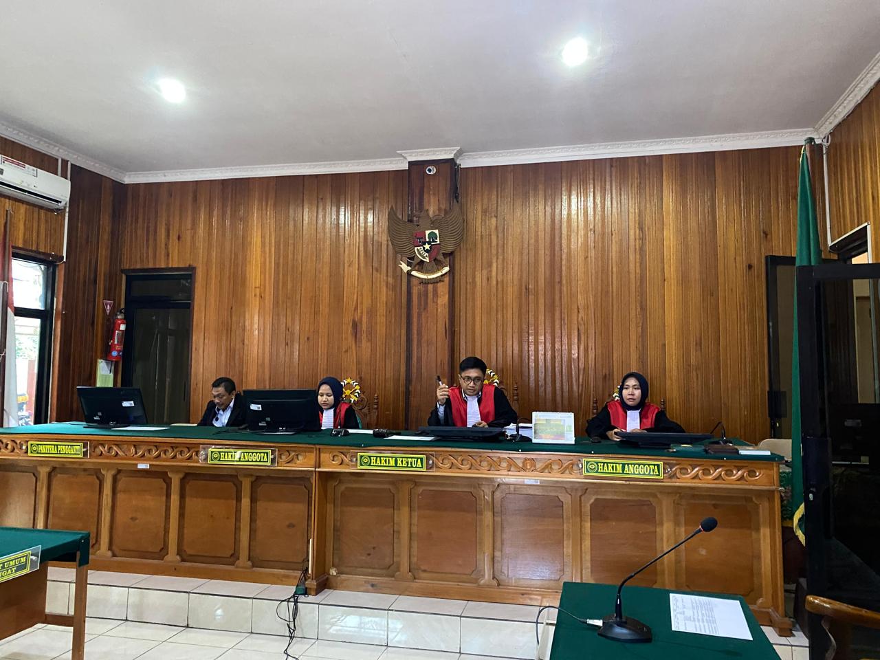 Langgar UU Pemilu, Kades Bajawit Divonis 4 Bulan Penjara dan Denda Rp 5 Juta