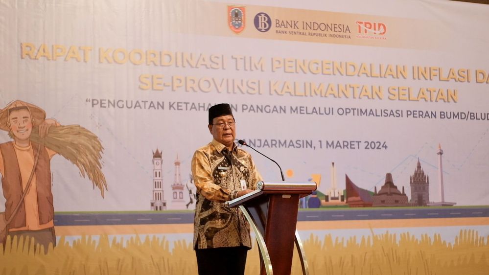 Gubernur Kalsel Dorong BUMD Jaga Stabilitas Harga Dan Inflasi