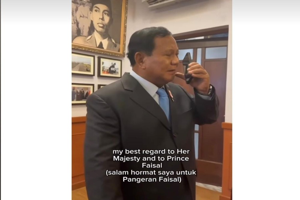 Raja Yordania Beri Ucapan Selamat Kepada Prabowo Subianto