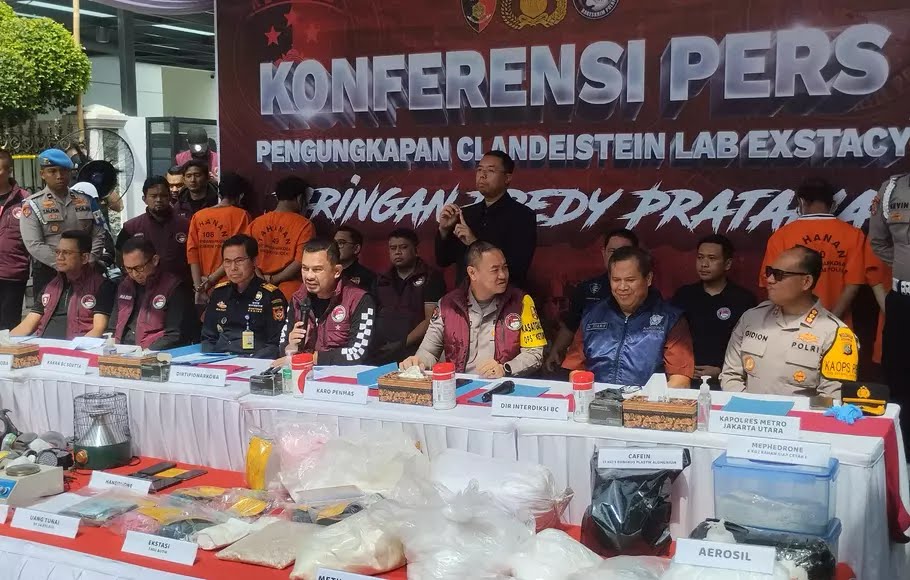 Laboratorium Narkoba Milik Fredy Pratama Mampu Bikin 1,3 Juta Ekstasi