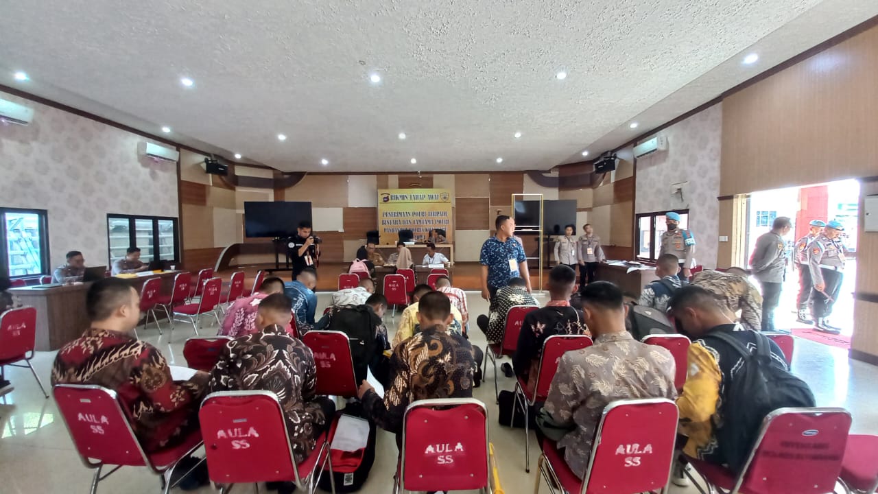 156 Orang Daftar Penerimaan Polri Melalui Panbanrim Polres Kotabaru